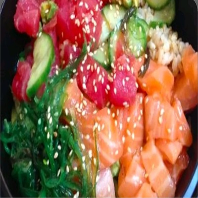 salmon-tuna-poke-bowl