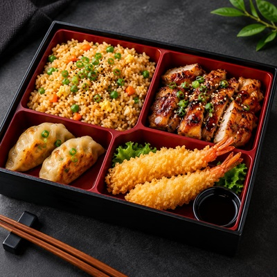 grilled-chicken-bento